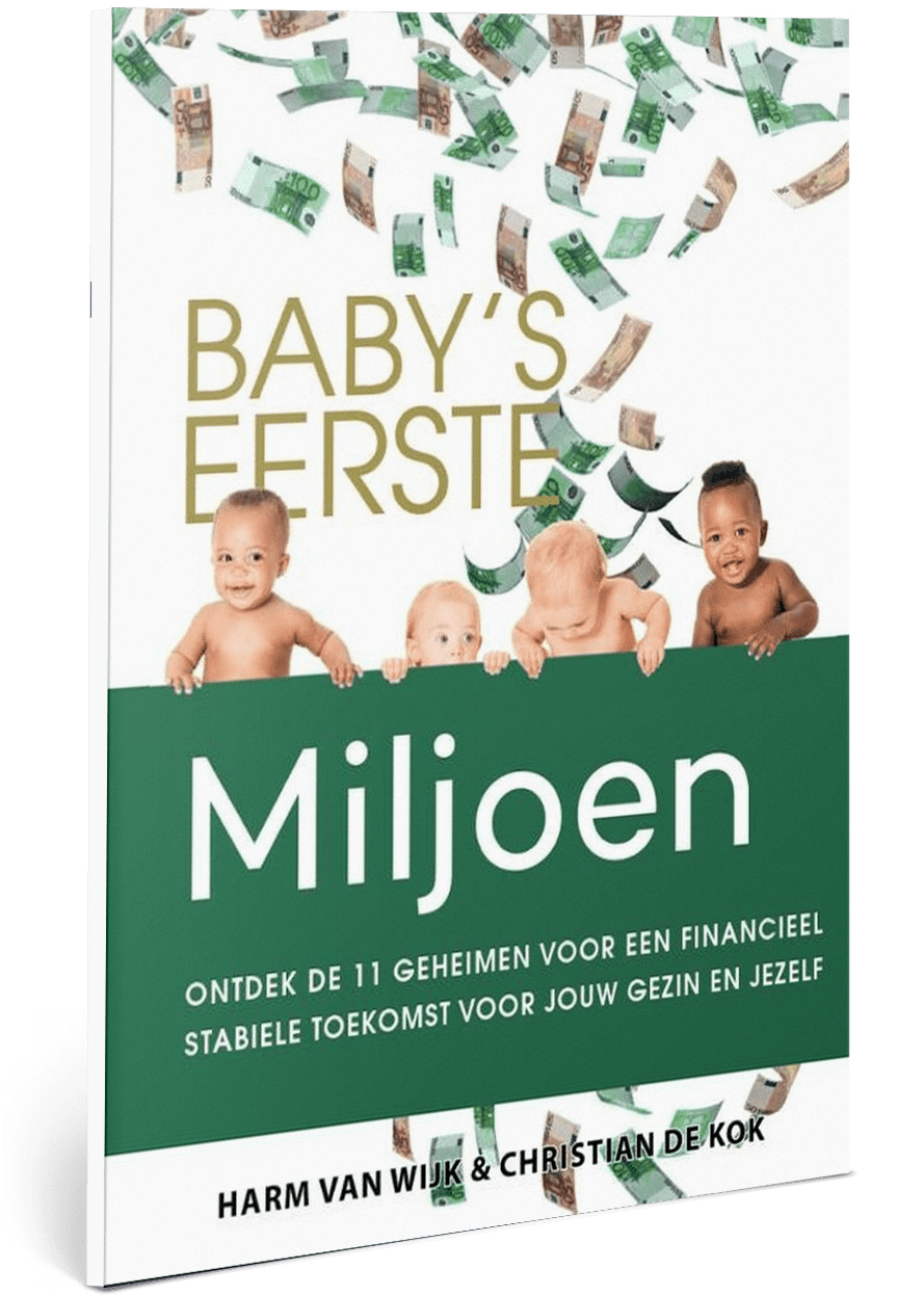 baby's eerste miljoen boek mockup
